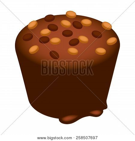 Toffee Icon. Isometric Of Toffee Vector Icon For Web Design Isolated On White Background