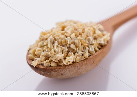 Fragrant Dried Parsnip On A White Acrylic Background