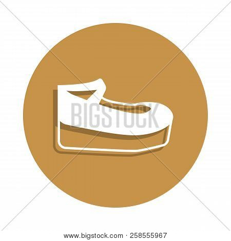 Platform Heels Shoes Icon In Badge Style. One Of Clothes Collection Icon Can Be Used For Ui, Ux