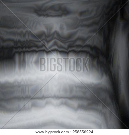 Abstract Mochrome Background. Optical Illusion Of The Motion Of Geometric Shapes.