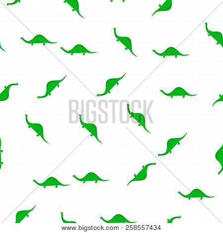 Apatosaurus Icon In Pattern Style. One Of Dinosaurus Collection Icon Can Be Used For Ui, Ux