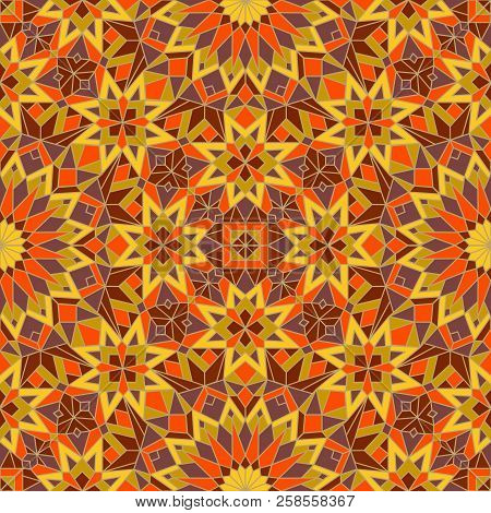 Morrocan Seamless Mosaic Pattern. Arabic Abstract Background