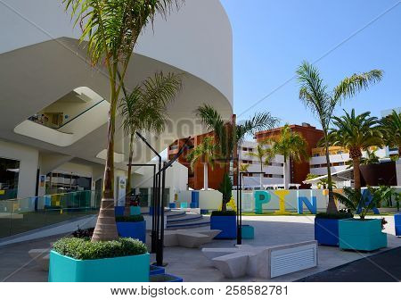 Tenerife,canary Islands,spain - August 10,2018:view Of Hovima La Pinta Beachfront Family Hotel Locat