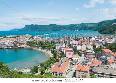 Amasra cityscape - Amasra is a small sea resort town in Bartin - Blacksea region / Turkey