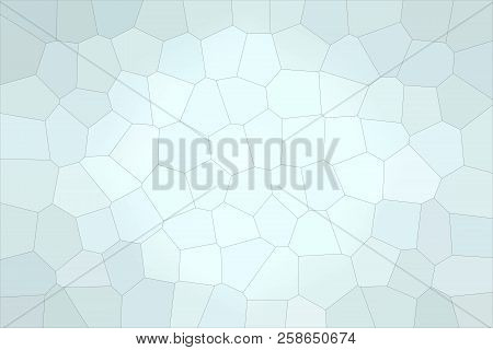 Abstract Illustration Of Gainsboro Pastel Big Hexagon Background, Digitally Generated