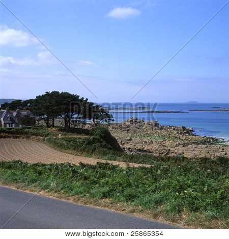 Línea de Costa en Puerto de l ' Epine. Francia