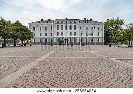Old City Hotel In The Town Of Mariestad September 8 2018