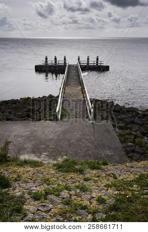 The Afsluitdijk Dam, Masterwork Of Dutch Engineers  Was Built Constructed Between 1927 And 1932