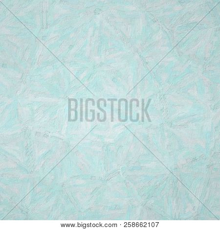 Abstract Illustration Of Square Gainsboro Impasto With Color Variations Background, Digitally Genera