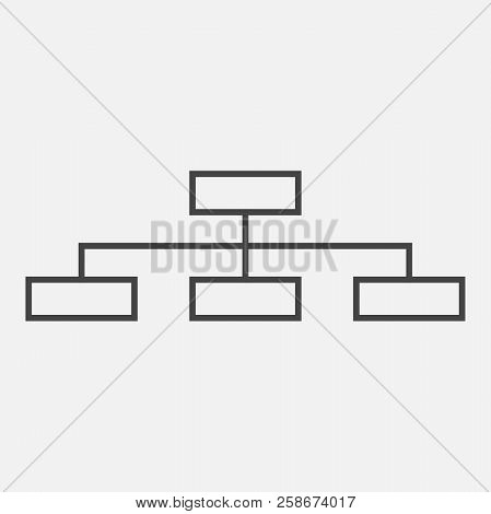 Structure Simple Flat Icon. Vector Illustration On White Backgro