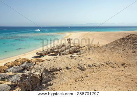 Mahmya Island, Egypt, Without People With Boats