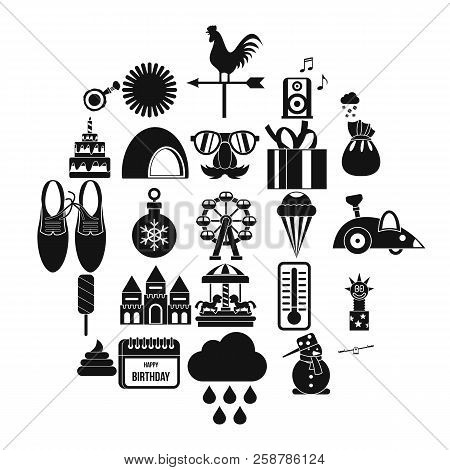 Peristyle Icons Set. Simple Set Of 25 Peristyle Vector Icons For Web Isolated On White Background