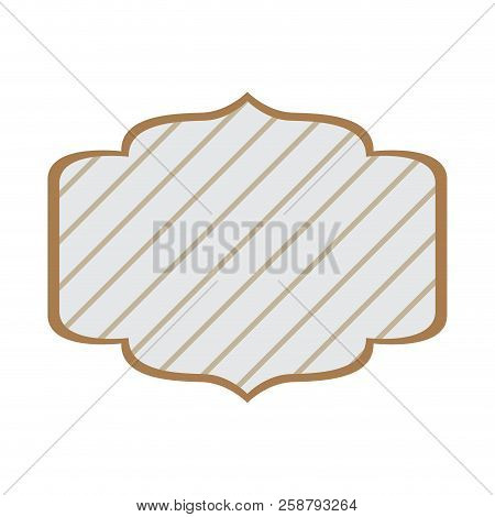 Isolated Empty Texture Sale Label. Vector Illustration Design