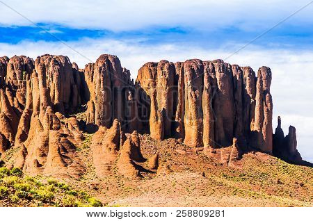 View On Mountain Landscape In The Mountains Of Jbel Sarhro In Morocco