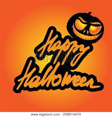 Happy Halloween Lettering