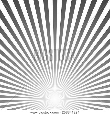 Retro Abstract Gradient Sun Burst Background Design