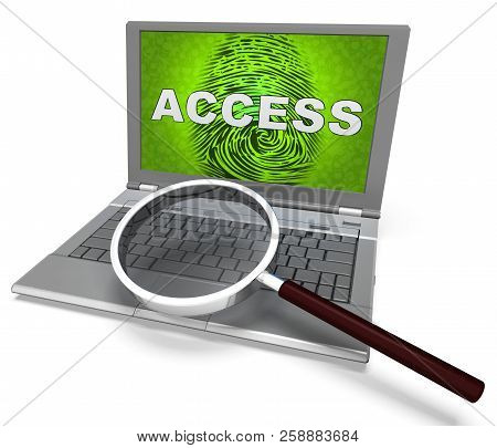 Fingerprint Recognition Online Sensor Pass 3D Rendering