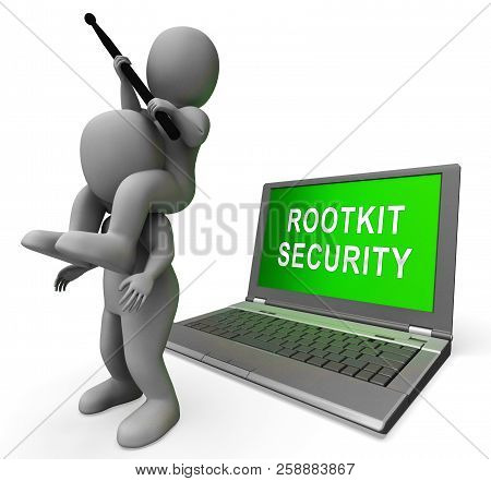 Rootkit Security Data Hacking Protection 3D Rendering