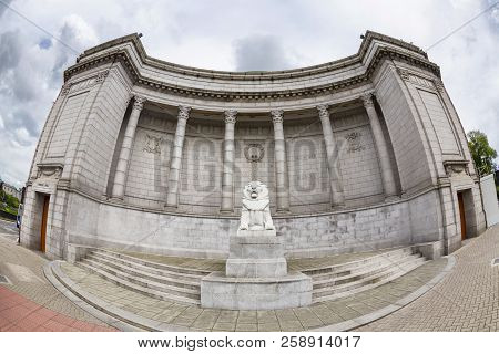 Aberdeen, United Kingdom - August 3: The Aberdeen City War Memorial In The City Of Aberdeen, United 