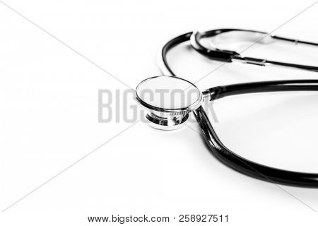 medical stetoskop isolated on a white background