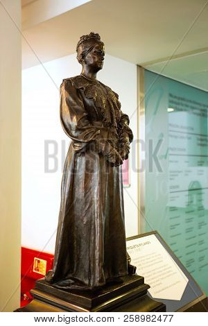 Manchester, Uk - May 18 2018: Enriqueta Rylands The Lady Who Builds John Rylands Library And Opened 