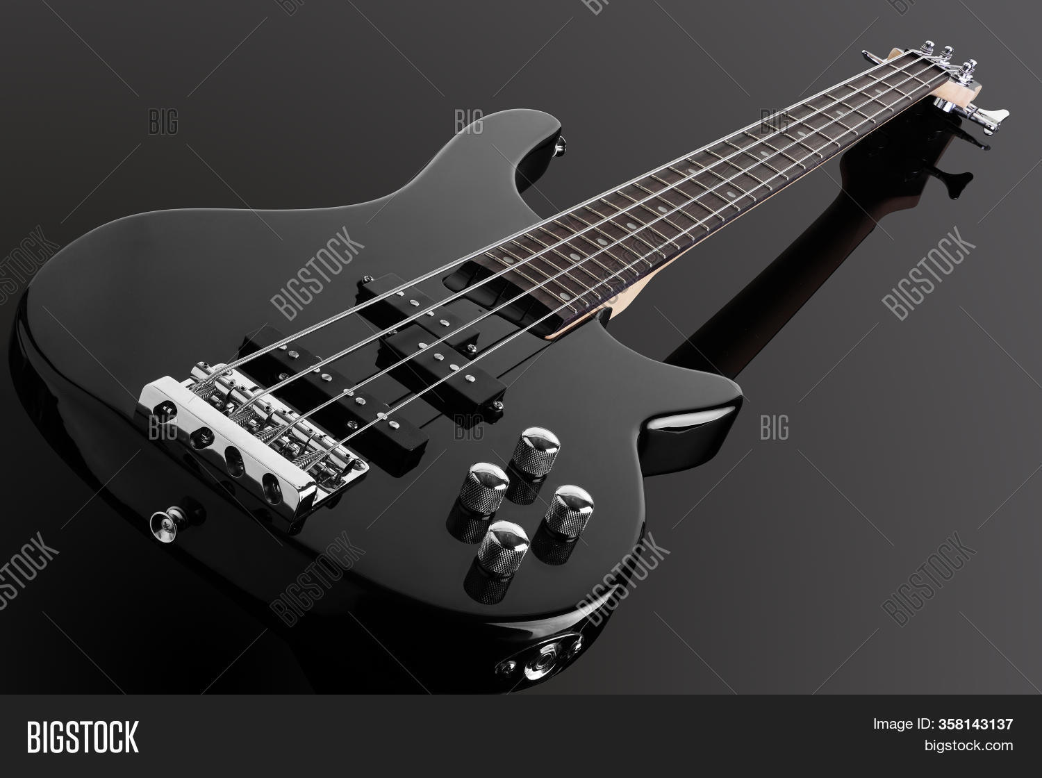 Bass Guitar Isolated Image & Photo (Free Trial) Bigstock