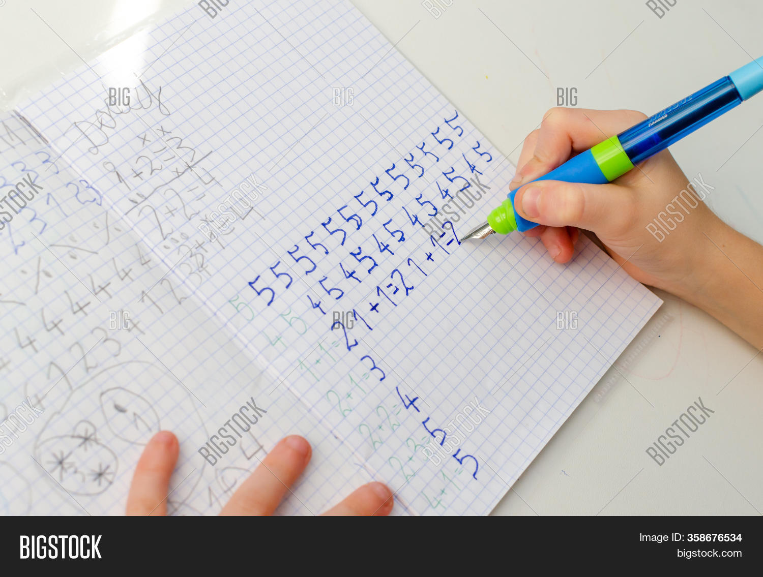 Kid Hands Doing Math Image Photo Free Trial Bigstock Kid Hands Doing Math Image Photo Free Trial Bigstock