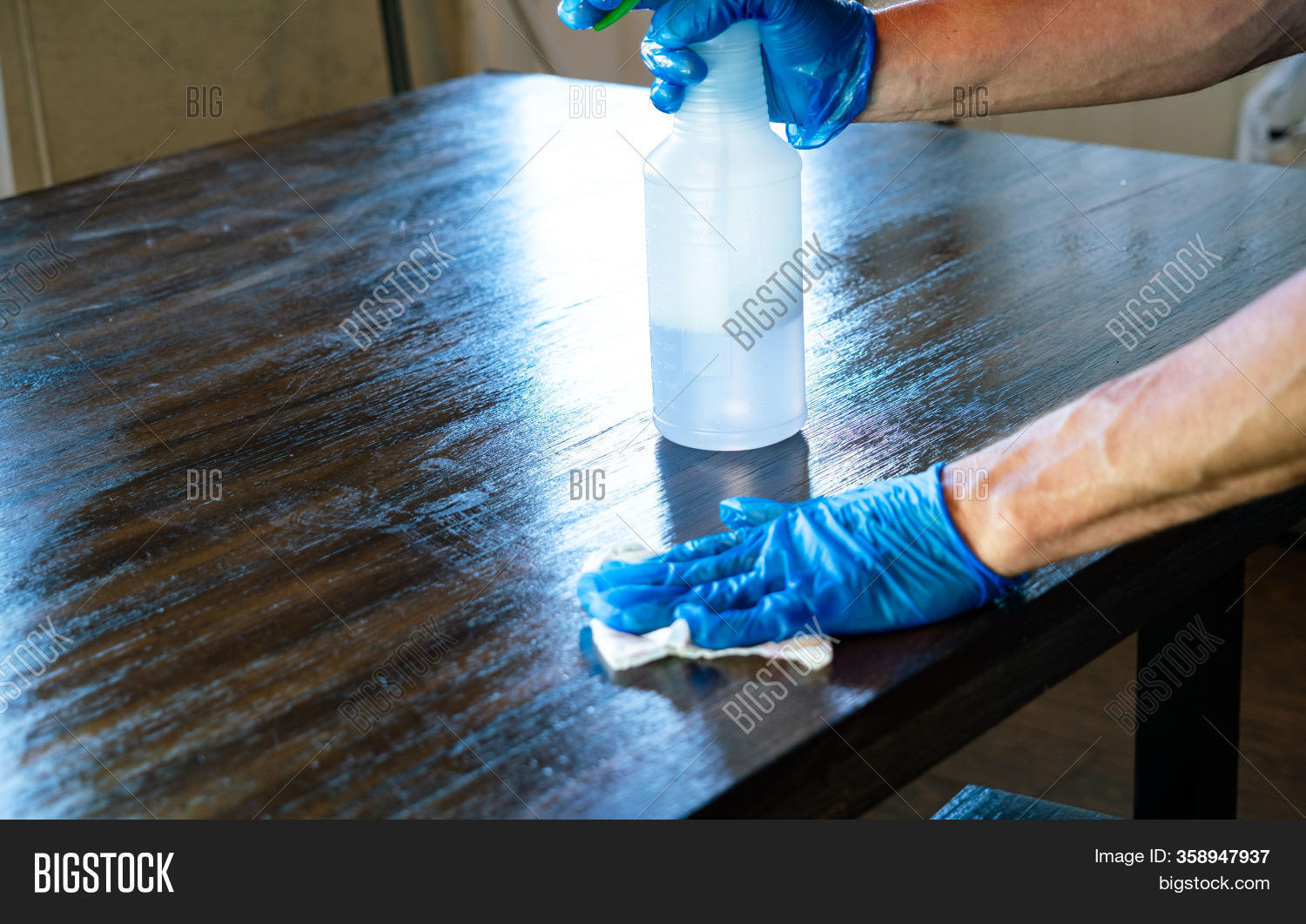 Wiping Down Surfaces Image & Photo (Free Trial) Bigstock