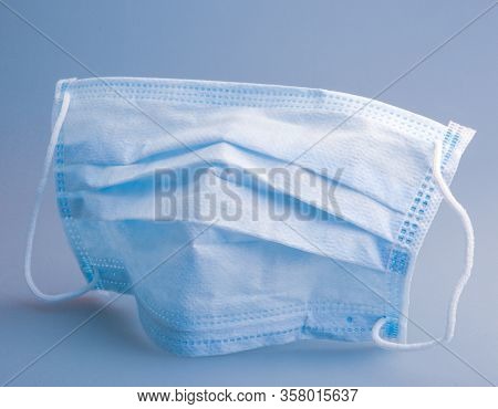 Image Of Medical Face Protection Mask. A Surgical Mask, Also Called A Ffp (filtering Facepiece Parti