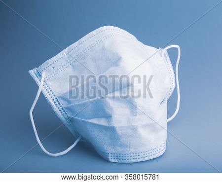 Image Of Medical Face Protection Mask. A Surgical Mask, Also Called A Ffp (filtering Facepiece Parti