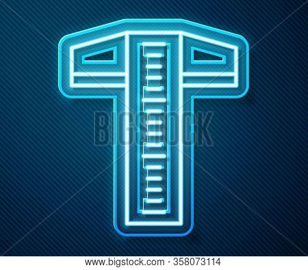 Glowing Neon Line T Vector Photo Free Trial Bigstock