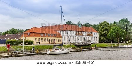 Panorama Of The Rantzau Palace In Gluckstadt, Germany