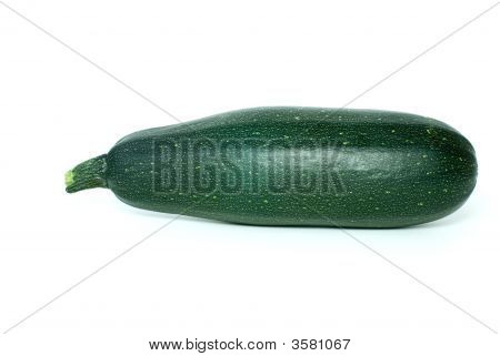 einzelne Zucchini-Gemüse