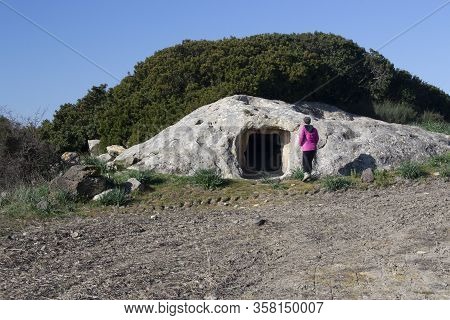 View Of The Domus De Janas Sa Domu De Su Orcu
