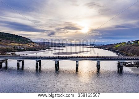 The Bridge To Lettermacaward In County Donegal - Ireland.