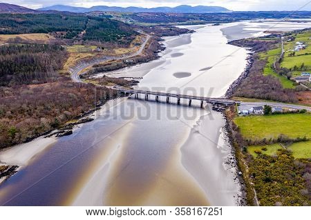 The Bridge To Lettermacaward In County Donegal - Ireland.