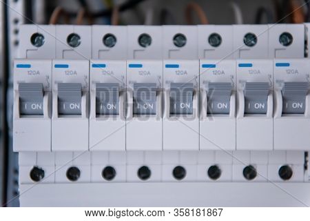 new automated system of electric power supply and distribution. Electric boxes with high-voltage equipment. The scheme for supplying electric power through the main and reserve channels