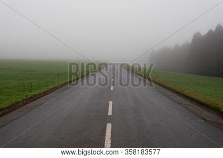A Road Leading To Seven Cities (sete Cidades)