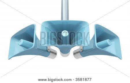 O anúncio público de alto-falantes