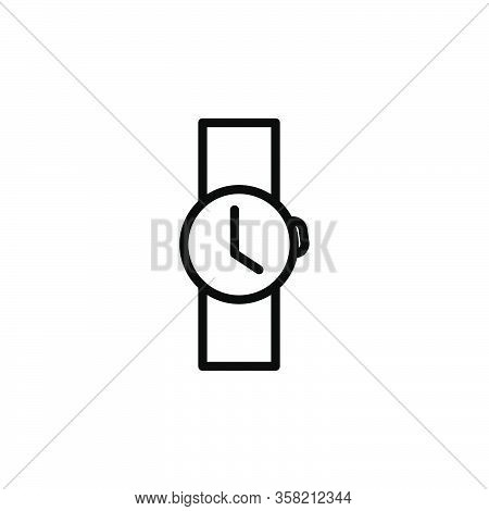 Wristwatch Icon Graphic Design Template Vector Isolated