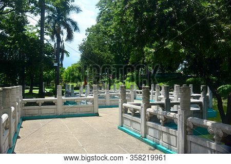 Manila, Ph - July 6: Path Way At Chinese Garden Inside Rizal Park On July 6, 2016 In Manila, Philipp