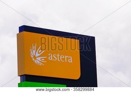 Bordeaux , Aquitaine / France - 03 07 2020 : Astera Logo Sign French Cooperative Group Of Pharmacist