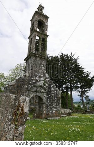 Walk In The Breton Countryside In May. Nature In Bloom And Old Stone