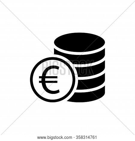 Euro Money Icon Vector Template Design Trendy