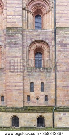 Detail Shot Of The Speyer Cathedral Located In Speyer, Germany