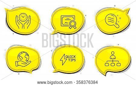 Skin Condition Sign. Diploma Certificate, Save Planet Chat Bubbles. Management, Safe Time And Quicks