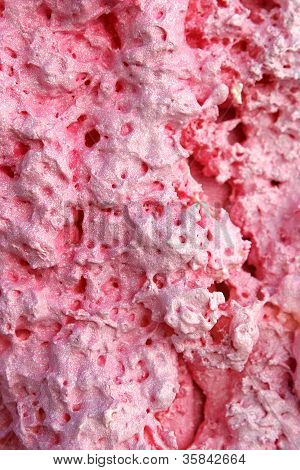 Pink Spongy Texture