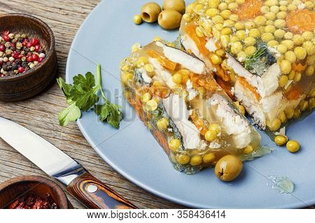 Tasty Aspic Fish.