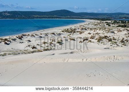 View Of The White Dunes Of Arenas Beach, Teulada
