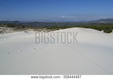 View Of The White Dunes Of Arenas Beach, Teulada